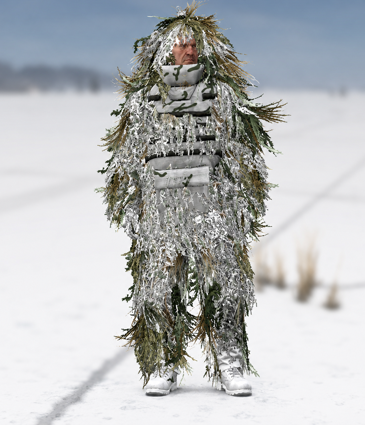 Traje Ghillie Invierno